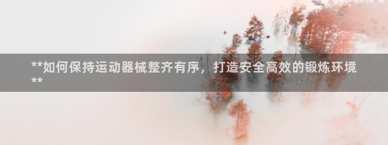 尊龙d88官网选RA来就送38：**如何保持运动器械