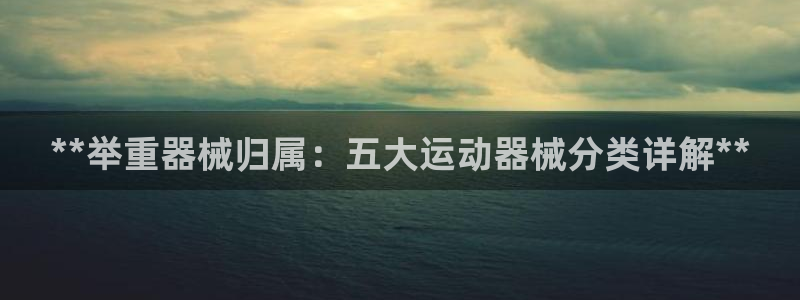 尊龙400：**举重器械归属：五大运动器械分类详解*