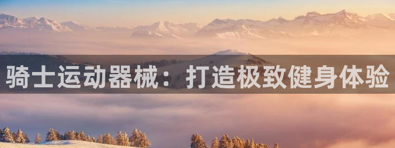 尊龙人生就是博送38：骑士运动器械：打造极致健身体验