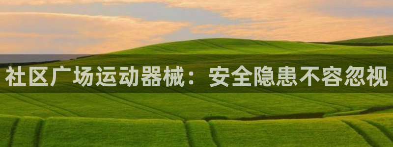 尊龙凯时网站登录：社区广场运动器械：安全隐患不容忽视