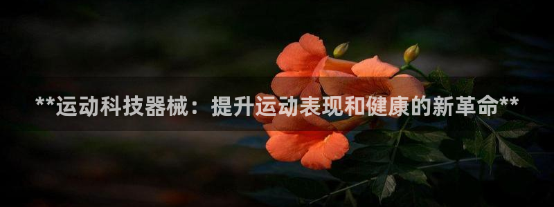尊龙凯时提不了款：**运动科技器械：提升运动表现和健