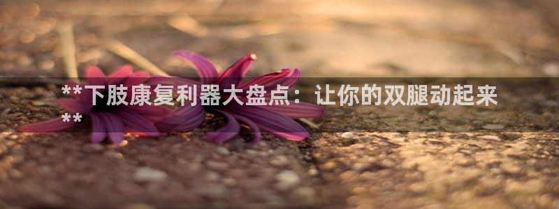 尊龙z6.con：**下肢康复利器大盘点：让你的双腿