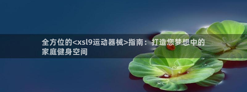 尊龙ag旗舰：全方位的<xsl9运动器械>指南：打造